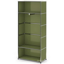 Penderie USM Haller M avec tringle Type I, Vert olive RAL 6003