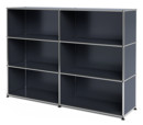 Meuble mixte Highboard L ouvert, Anthracite RAL 7016