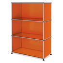 Meuble mixte Highboard M ouvert, Orange pur RAL 2004