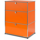 Commode USM Haller avec 3 tiroirs, H 95 + 4 x L 58 x P 50 cm, Orange pur RAL 2004