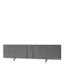 Écran de séparation USM privacy panels pour table USM, Pour table USM Haller Plus/Advanced, 175 cm, Anthracite