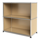 Meuble mixte Sideboard M USM Haller, personnalisable, Beige USM, Ouvert, Ouvert