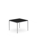 Table USM Haller, 100 x 100 cm, Fenix, Nero - Noir