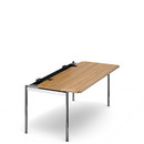 Table USM Haller Advanced, 175 x 75 cm, 07-Plaqué chêne laqué naturel, Sans plateau coulissant