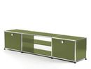 Table TV USM Haller, Vert olive RAL 6003