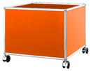 Caisson mobile pour enfants USM Haller, Orange pur RAL 2004, H 43 x L 53 x P 53 cm