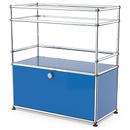 USM Haller meuble de bar Type I, Bleu gentiane RAL 5010