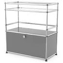 USM Haller meuble de bar Type I, Gris moyen RAL 7005