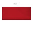 Tablette intermédiaire métallique pour étagère USM Haller, Rouge rubis USM, 75 cm x 35 cm