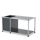 USM Haller table d'appoint avec rangement, Anthracite RAL 7016, 35 cm