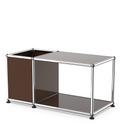 USM Haller table d'appoint avec rangement, Marron USM, 35 cm