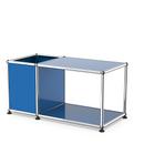 USM Haller table d'appoint avec rangement, Bleu gentiane RAL 5010, 35 cm