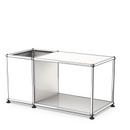 USM Haller table d'appoint avec rangement, Blanc pur RAL 9010, 35 cm