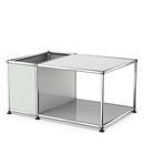 USM Haller table d'appoint avec rangement, Gris clair RAL 7035, 50 cm