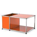 USM Haller table d'appoint avec rangement, Orange pur RAL 2004, 50 cm