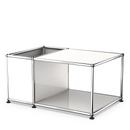 USM Haller table d'appoint avec rangement, Blanc pur RAL 9010, 50 cm