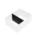 Panneau de séparation pour boîtes métalliques insérées dans portes coulissantes, 35 cm, Noir graphite RAL 9011