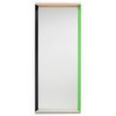 Colour Frame Mirror, Grand (58cm x 140 cm), Vert / Rose
