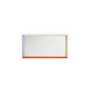 Colour Frame Mirror, Moyen (48 cm x 91 cm), Bleu / Orange