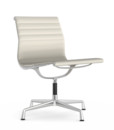 Aluminium Chair EA 105, Poli, Cuir (Standard), Neige
