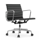 Aluminium Chair EA 117, Poli, Cuir (Standard), Asphalte