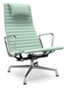 Aluminium Chair EA 124, Chromé, Hopsak, Menthe / ivoire