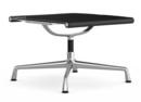 Aluminium Chair EA 125, Piétement poli, Cuir (Standard), Asphalte