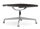Aluminium Chair EA 125, Piétement poli, Cuir (Standard), Chocolat