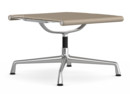Aluminium Chair EA 125, Piétement poli, Cuir (Standard), Sable