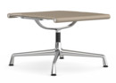 Aluminium Chair EA 125, Piétement chromé, Cuir (Standard), Sable