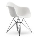 Eames Plastic Armchair RE DAR, Blanc, Sans rembourrage, Sans rembourrage, Version standard - 43 cm, Revêtement basic dark
