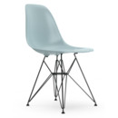 Eames Plastic Side Chair RE DSR, Gris bleuté, Sans rembourrage, Sans rembourrage, Version standard - 43 cm, Revêtement basic dark
