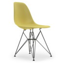 Eames Plastic Side Chair RE DSR, Citron, Sans rembourrage, Sans rembourrage, Version standard - 43 cm, Revêtement basic dark