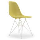 Eames Plastic Side Chair RE DSR, Citron, Sans rembourrage, Sans rembourrage, Version standard - 43 cm, Revêtement blanc