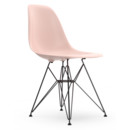 Eames Plastic Side Chair RE DSR, Rose pâle, Sans rembourrage, Sans rembourrage, Version standard - 43 cm, Revêtement basic dark