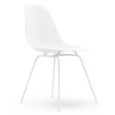 Eames Plastic Side Chair RE DSX, Blanc, Sans rembourrage, Sans rembourrage, Version standard - 43 cm, Revêtement blanc