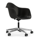 Eames Plastic Armchair RE PACC, Noir profond RE, Sans rembourrage, Sans rembourrage