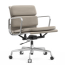 Soft Pad Chair EA 217, Poli, Cuir Standard sable, Plano gris mauve 