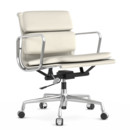 Soft Pad Chair EA 217, Poli, Cuir Standard neige, Plano blanc