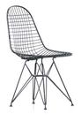 Chaise Wire Chair DKR, Revêtement thermolaqué noir basic