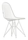 Chaise Wire Chair DKR, Revêtement thermolaqué blanc