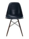 Eames Fiberglass Chair DSW, Eames navy blue, Érable foncé