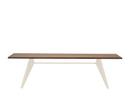 EM Table, 260 x 90 cm, Noyer américain massif huilé, Écru