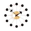 Ball Clock, Corps laiton, boules noires