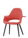 Organic Chair, Rouge coquelicot / ivoire