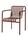 Hay - Chaise de jardin Palissade Dining, Rouge de fer