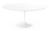 Knoll International - Table à manger ronde Saarinen, 152 cm, Blanc, Stratifié blanc
