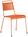 Richard Lampert - Chaise TT54, Orangé rouge clair