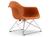 Vitra - Eames Plastic Armchair RE LAR, Orange rouille, Sans rembourrage, Chromé