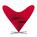 Vitra - Fauteuil Heart Cone Chair, Rouge